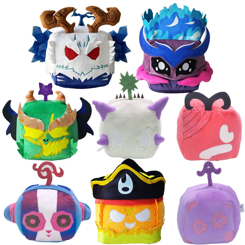 Blox Fruits Treasure Chest Plush Set - Pirate-Themed Stuffed Doll