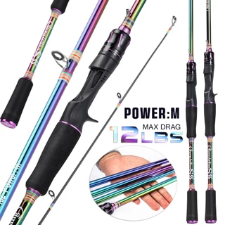 Sougayilang Vara De Pesca Giratória/Fundição , 1.8m , Material De Fibra De Carbono , 5 Seções Com Alça De EVA , Arrasto
