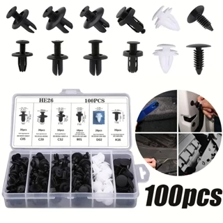 Kit 100Peças/800Peças Presilha Grampo Automotivo Reparo Universal em Oferta na Shopee