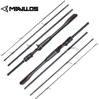 Mavllos Nova Vara De Pesca De Viagem OCKA De 4 Peças-Compacta , Portátil E Poderosa Para Entusiastas De Viagens-Ação Méd