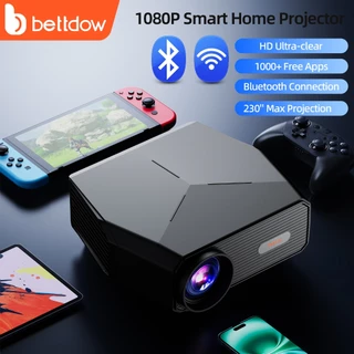 BETTDOW 15500LM Mini Projetor WiFi 8k Full HD 1080p Suporte Para Smartphones Android E em Oferta na Shopee