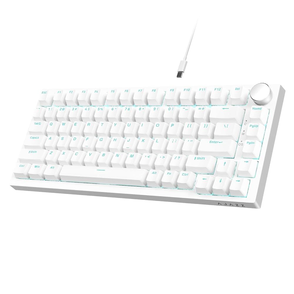 ATTACK SHARK x AJAZZ AK820 Teclado Mecânico Com Fio 75 % Tipo C