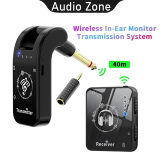 Sistema De Monitor Intra-Auricular Sem Fio 2.4G IEM Com Transmissor Receptor Emparelhamento Automático Para Desempenho A