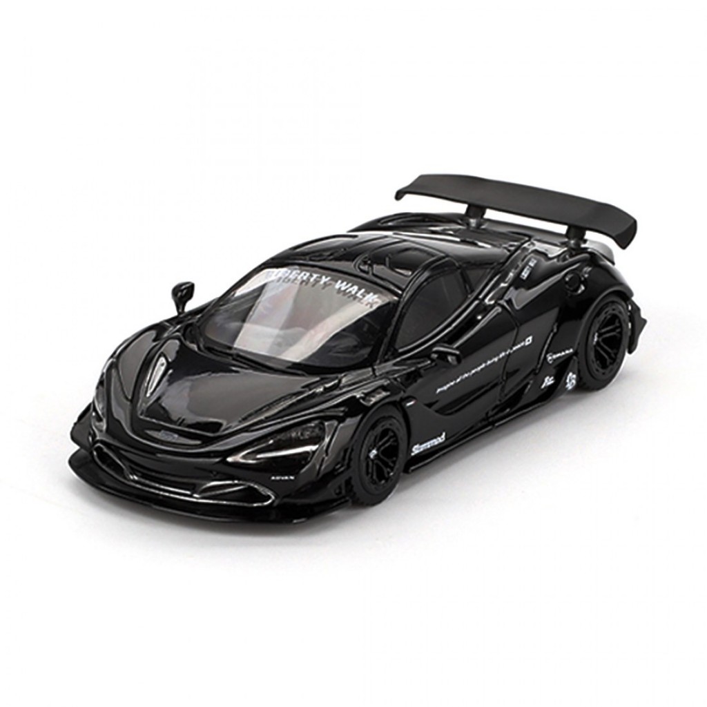 Mini GT MGT00777 777 1/64 McLaren 720S LB Funciona Preto LHD RHD