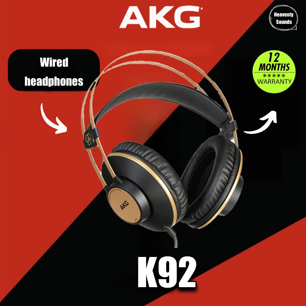 AKG Pro Audio K92 Over ear , Fechado , Fones De Ouvido De Estúdio