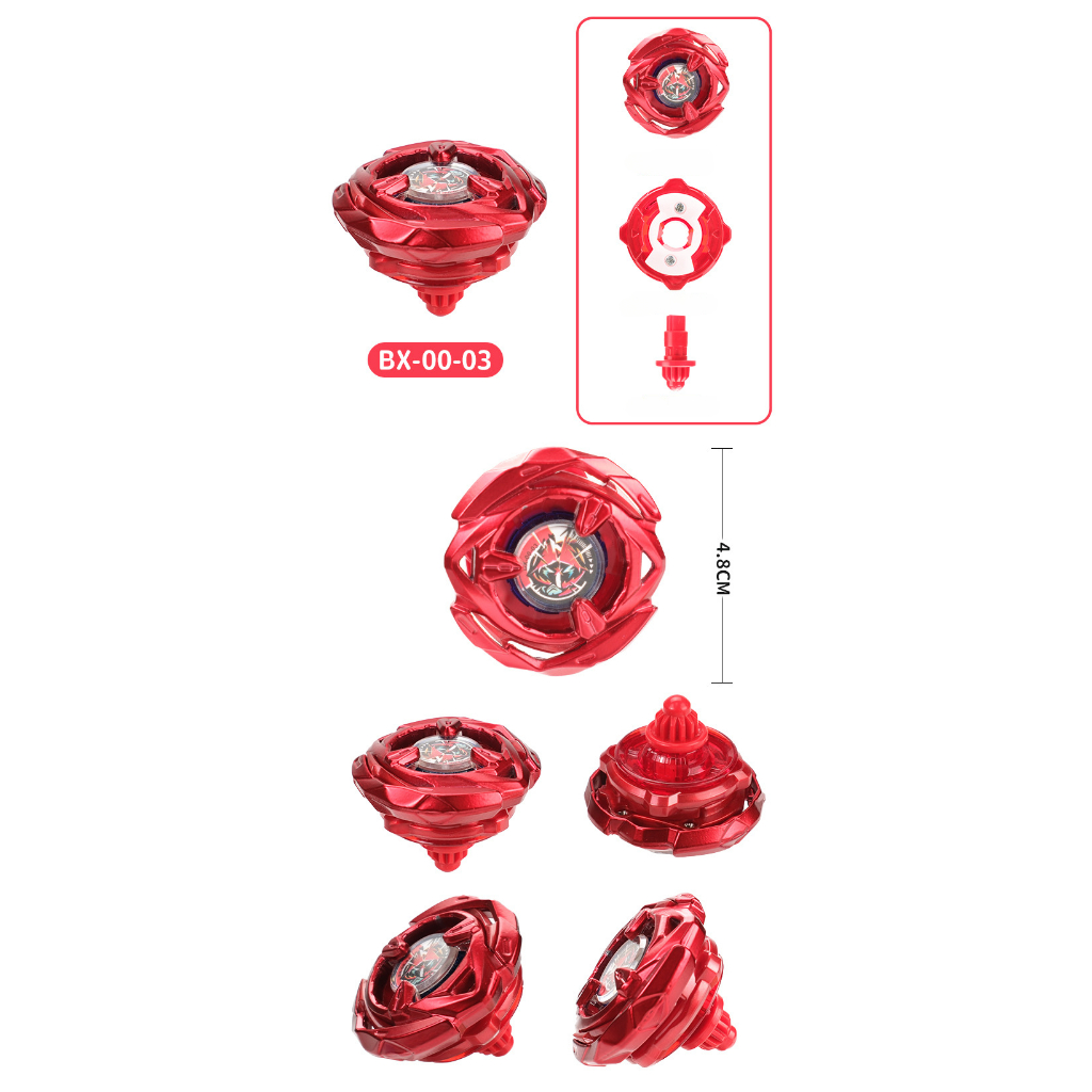 UX-08 Prata Lobo Beyblade X BX-34 Cobalto Dragoon-23 Phoenix Wing