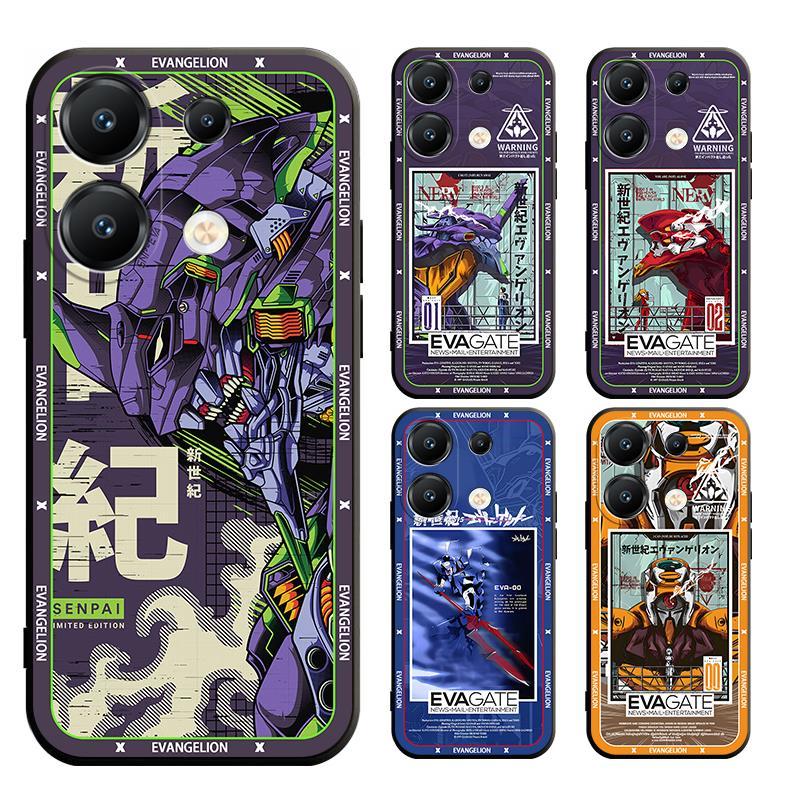 Xiaomi POCO X7 X7 Pro C75 X6 X6 X5 Evangelion Capa Macia