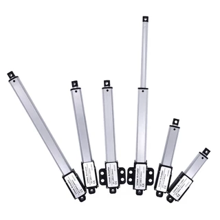 30/50/100/150mm DC12V Mirco Atuador Linear Elétrico Com Suportes 30N/60N/100N/150N