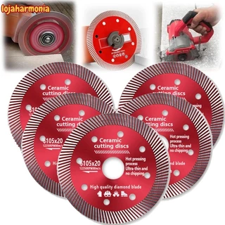 Kit2/3/5 Disco de Corte Diamantado Porcelanato 105 mm x 20 mm - 1,4mm A melhor qualidade Super Fino Diamantado