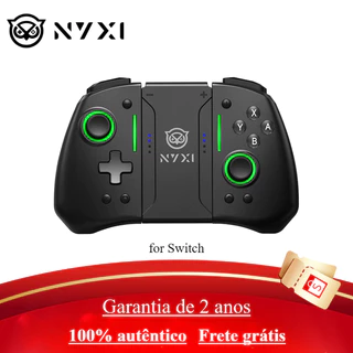 NYXI Hyperion Pro Controlador De Jogo Bluetooth Gamepad Sem Fio Preto Para Nintendo Switch