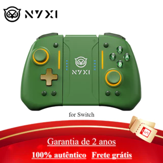 NYXI Hyperion Pro Controlador De Jogo Bluetooth Joypad Sem Fio Verde Para Nintendo Switch