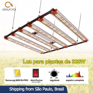 320w Full Spectrum Led Grow light Quantum SamsungLM281B+PRO regulável LED Board Phytolamp UV/IR Ligar/Desligar