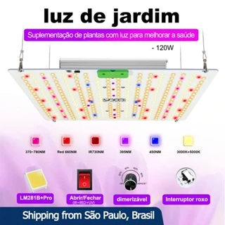 120W Samsung LM281B + Pro LED Grow Light 110V 220V Full Spectrum Quantum board UV + IR Liga/Desliga Lâmpada De Cultivo D