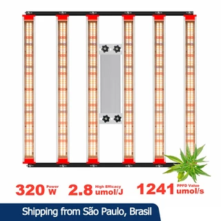 320W samsunglm281B+PRO quantum led crescer barras de luz 320w uv ir ligar/desligar interior flores vegetais hidroponia