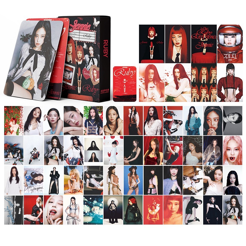 54 Pçs/Caixa BLACKPINK Photocards JISOO LISA JENNIE ROSE RUBY