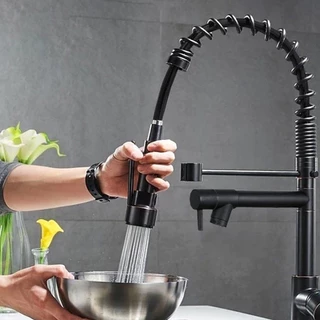 Torneira Gourmet Cozinha Monocomando Com Spray Extensor~