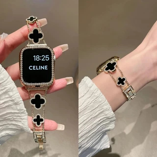 Pulseira De Corrente Trevo Para Xiaomi Redmi Watch 5 Active/Lite Substituição 4 Acessórios De