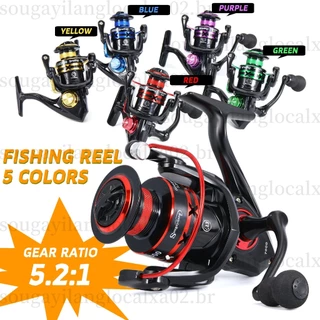 Sougayilang 1000-5000 Carretel De Pesca Giratório 5.2 : 1 Relação De Engrenagem Para Água Salgada E Doce