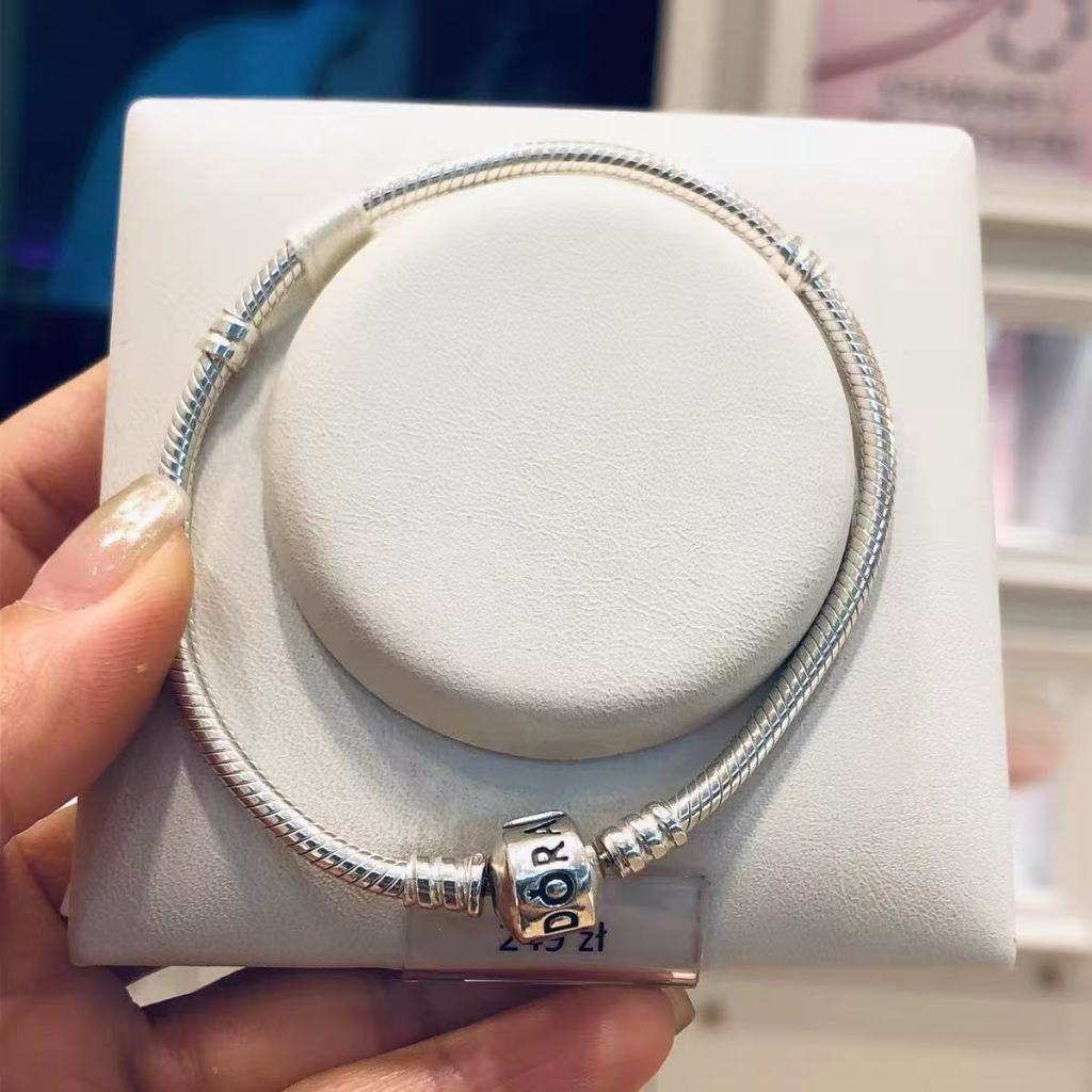 Pulseira clássica em prata esterlina S925