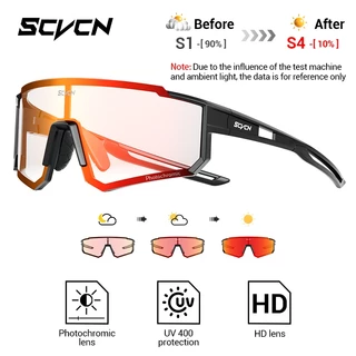 SCVCN Óculos De Sol Fotocromáticos , Para Ciclismo Ao Ar Livre , Estrada , Mountain Bike , Homens E Mulheres , Caminhada