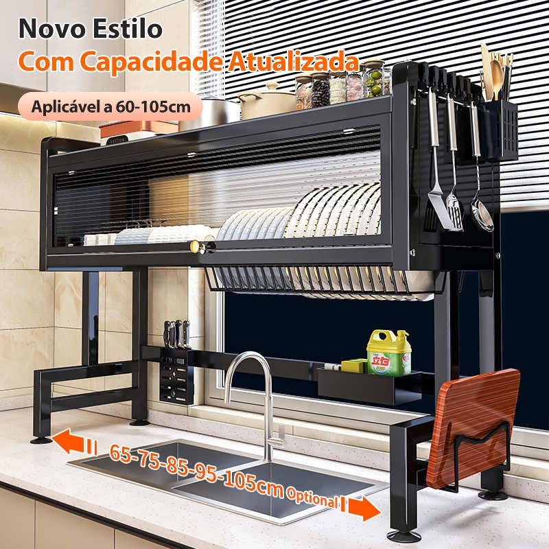 Organizador De Pia De Cozinha Com Porta , Armazenamento Prático Para ...