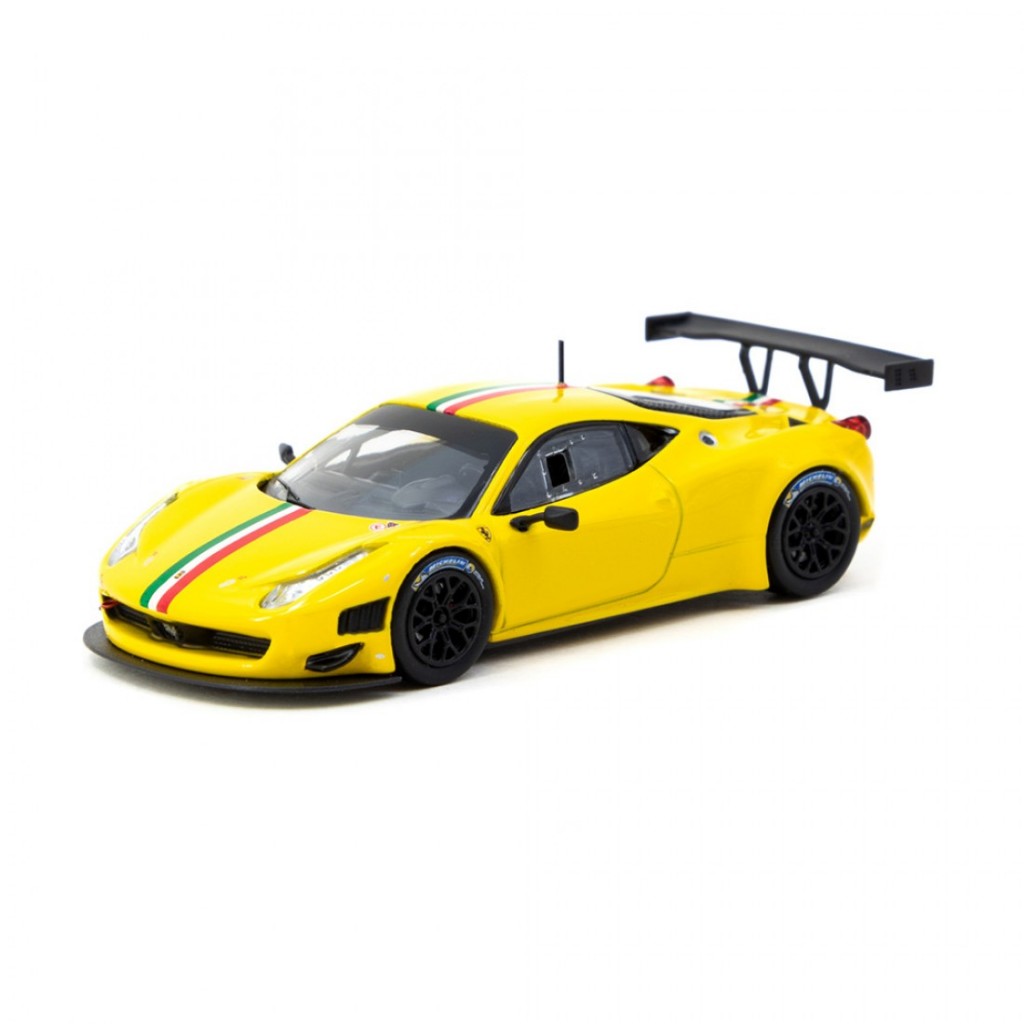 Tarmac Works T64R-073-YL 1/64 Ferrari 458 Italia GT3 Carro Modelo