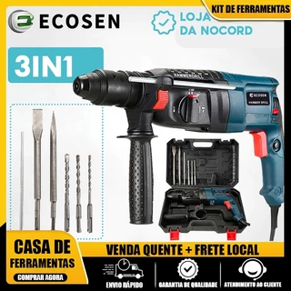 Furadeira Elétrica De Impacto E Parafusadeira 800w C/ Maleta