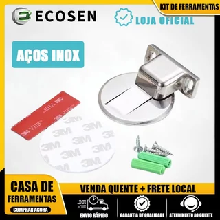 KIT Prendedor Segurador de Porta Peso de Porta Prático Acessórios para portas silenciosas Aço inox