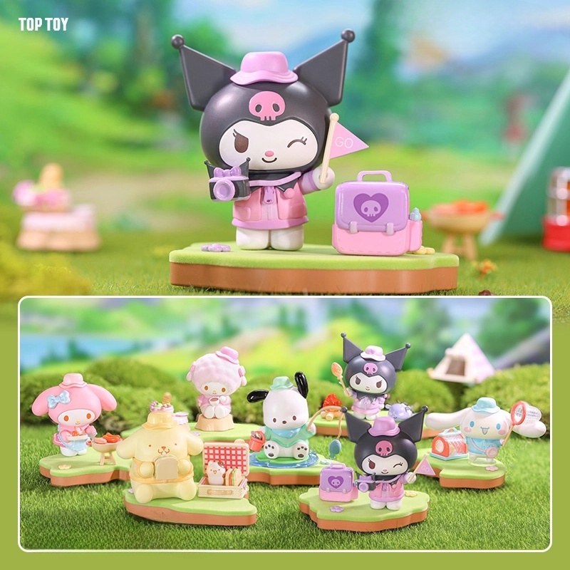 Figuras Da Série Sanrio Family Camping Partner TOPTOYT | Shopee Brasil