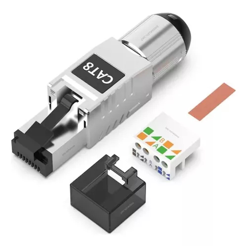 Conector Cat8 Profinet Industrial Rj45 Blindado 40gbps | Shopee Brasil