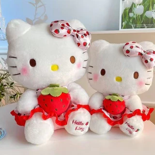 Boneca Hello Kitty 40-60CM Brinquedo de pelúcia/boneca acompanhante/feriado, presente de aniversário