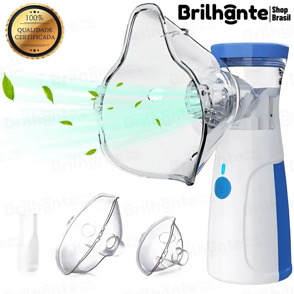 Inalador Nebulizador Portátil Atomizador Ultra-Sônico De Nó Baixo Para Crianças E Adultos