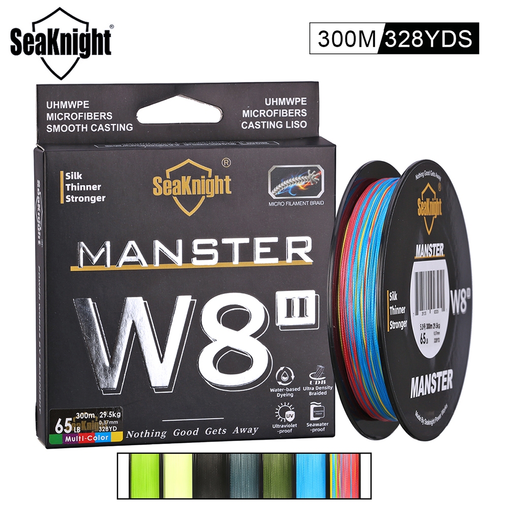 Seaknight W8 II Linhas Trançadas De 8 Fios 300M Trança PE Suave