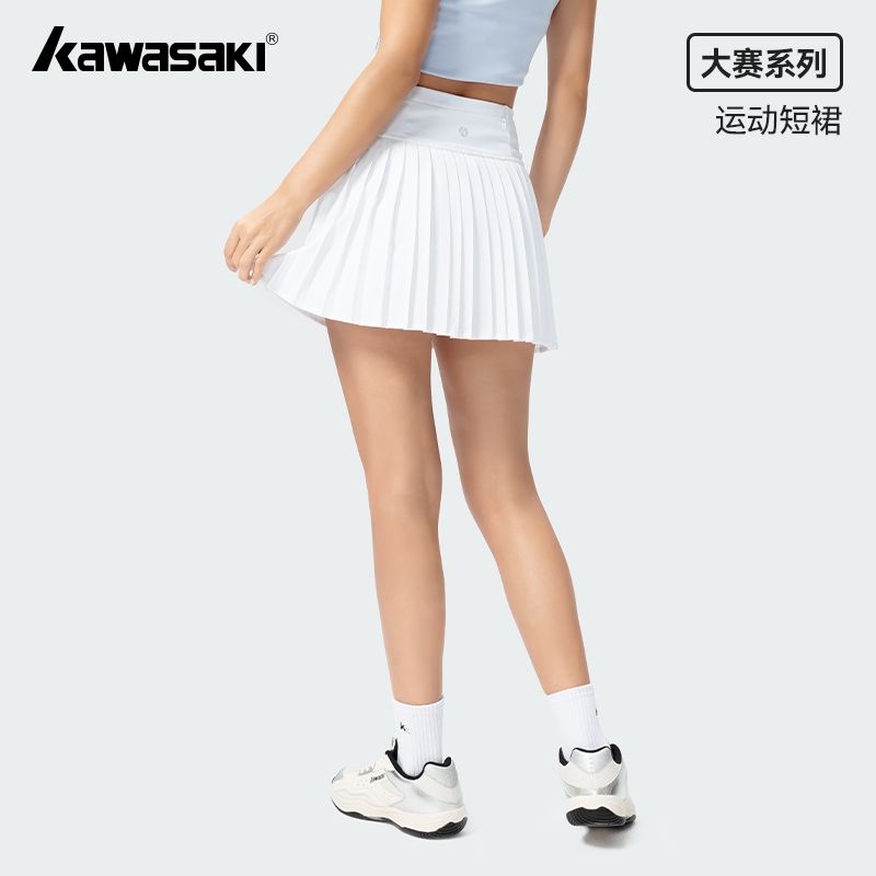 Kawasaki 2025 Novas Saias De Badminton K1C09-C2791 Saia Curta De Tecido ...