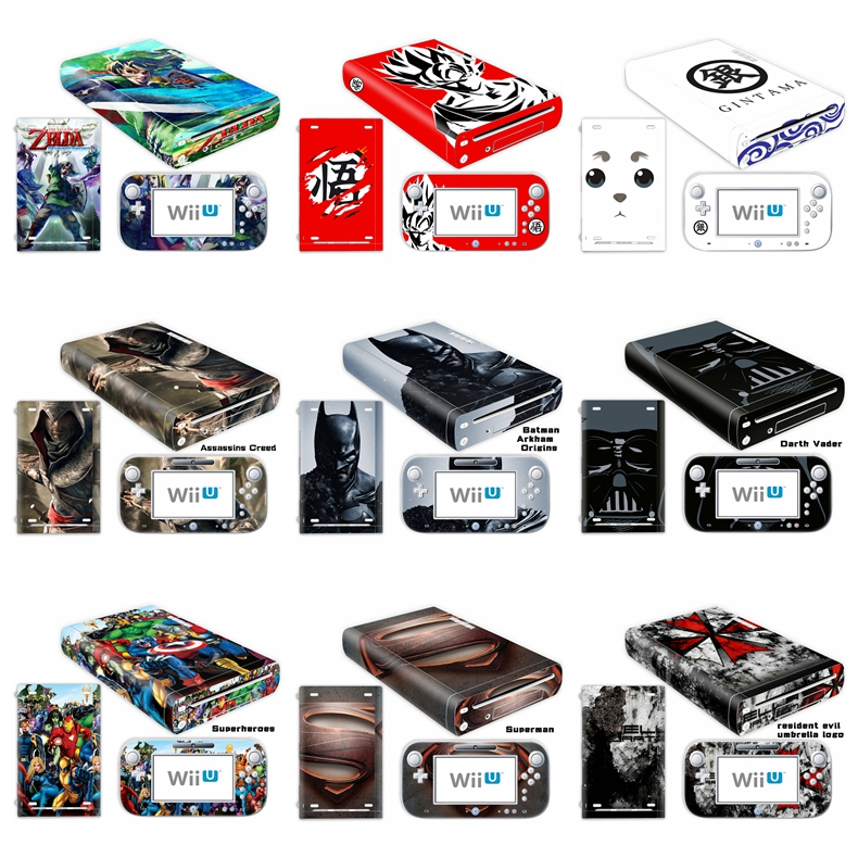 Adesivo De Pele De 32 Cores Compatível Com Nintendo Wii U Decalque De ...
