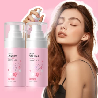LAIKOU Japão Sakura Setting Mist Long-lasing Hold Owy/Matte Versão Hidratante Controle De Óleo 80ml em Oferta na Shopee