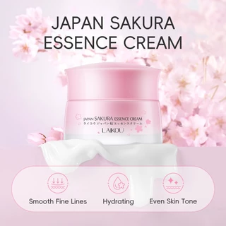 LAIKOU Japão Sakura Essência Creme Vidro Jar Embalagemhidratante Mesmo Tom De Pele Textura Lisa Da 50g em Oferta na Shopee