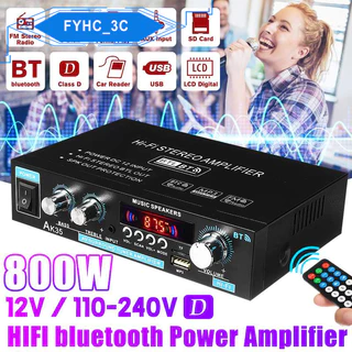 AK35 Alto-Falante FM/Amplificador Digital De Áudio bluetooth 110-240V/800W/Casa/PowerHifi /