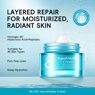 QUIYUM 8X H2O AquaVitalize Creme 55g Nutrir Profundamente A Pele Melhora O Brilho Da em Oferta na Shopee