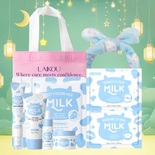 Conjunto De Cuidados Com A Pele LAIKOU Ultimate Milk-Nutrir E Hidratar Vidro Radiante Brilhante Em 7 Etapas em Oferta na Shopee