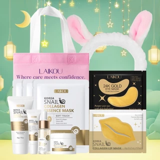 Conjunto De Cuidados Com A Pele De Caracol LAIKOU-Revitalizar E Rejuvenescer Textura Da Lisa Melhora Elasticidade 11 Uni em Oferta na Shopee