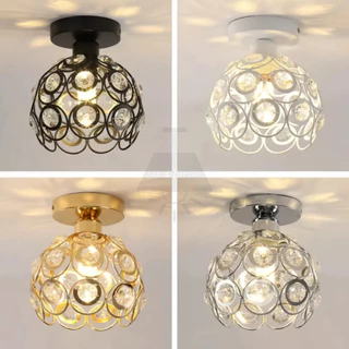 Luminária De Teto Cristal Simplicidade Moderna Corredor Sala De Estar Varanda Quarto