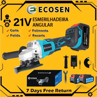 Esmerilhadeira Angular Politriz/lixadeira E 0-8000 r/min Li-ion1050w Multifunções