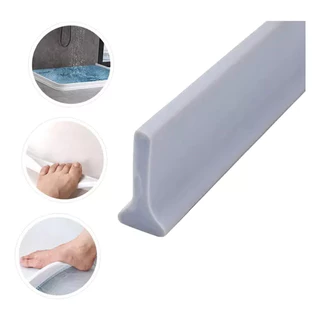 Barreira De Água De Silicone Para Chuveiro De Pia De Cozinha De Banheiro 2m 1M