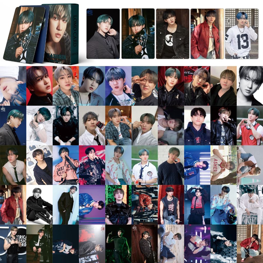 55pcs STRAY KIDS SKZ HOP Lomo Cartões ATE Perder My Breath Magic