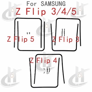 Para Samsung Z Flip 3 4 5 Moldura Frontal Placa Intermediária Habitação LCD Suporte Quadro Peças De Reparo