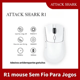 Attack Shark R1 PAW3311 Mouse Three - mode Wireless Bluetooth Custom Gaming Mouse