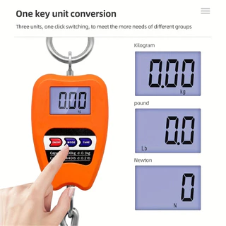 Balança Digital Suspensa 200kg/100kg - Alta Precisão e Durabilidade