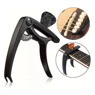 Capotraste Profissional Pra Violão/guitarra - Alta Qualidade