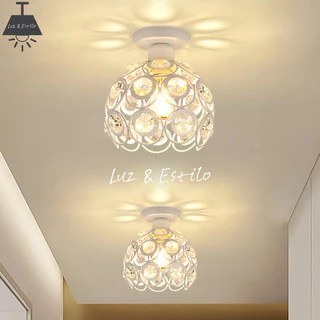 Luminária De Teto Cristal Simplicidade Moderna Corredor Sala De Estar Varanda Quarto